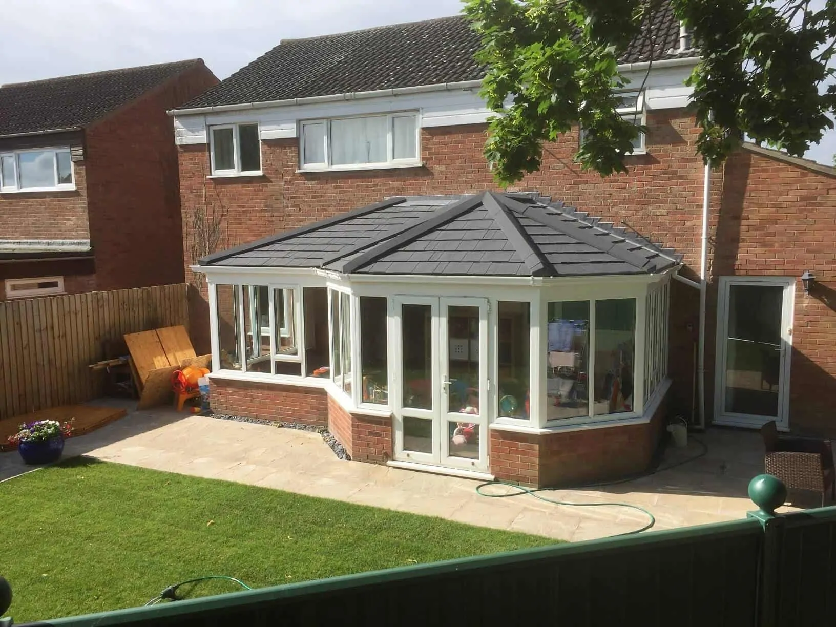 Guardian Warm Roof Finished Project Building Regulations Application Included 